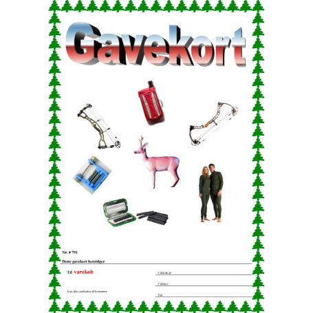 GAVEKORT (valgfrit beløb)